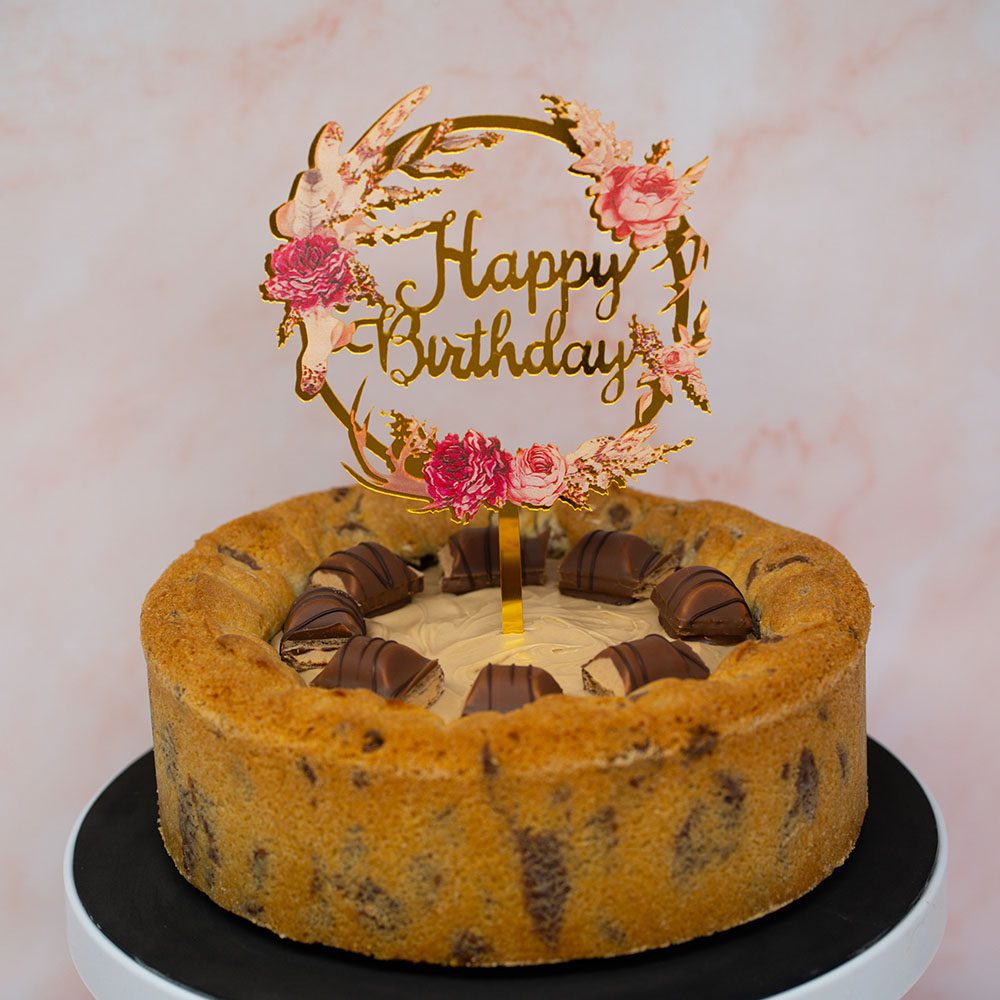 Whole Kinder cookie pie