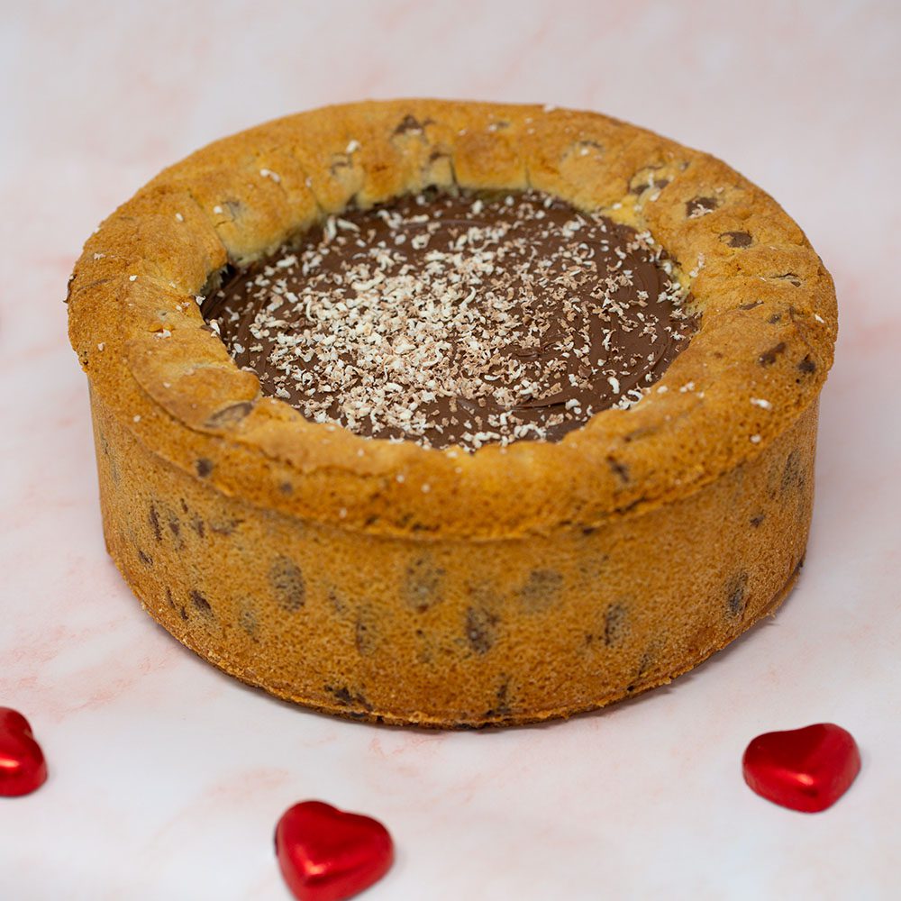 Whole Nutella cookie pie