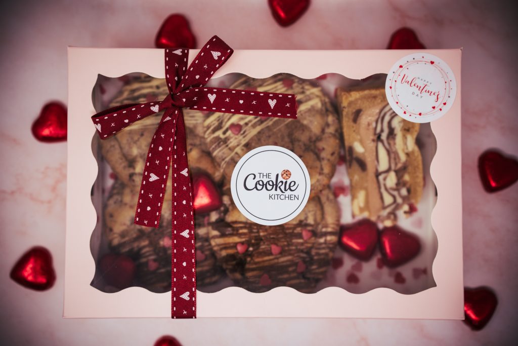 Valentines cookie box